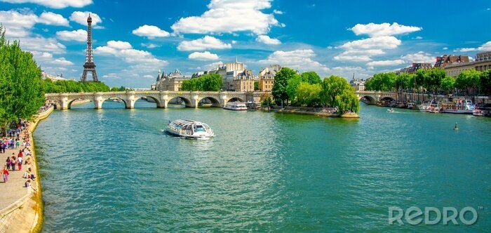 Fototapete Fluss in Paris