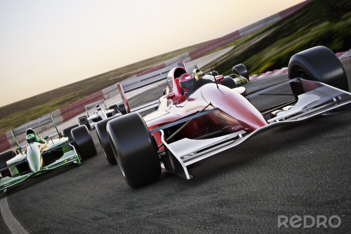 Fototapete Formel 1 Autorennen