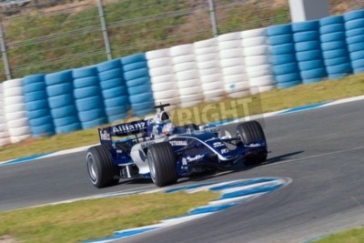 Fototapete Formel 1 Bolid in Spanien