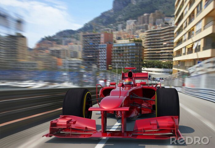 Fototapete Formel 1 Monaco