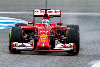 Fototapete Formel 1 rasender Bolid