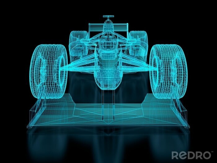 Fototapete Formula One Netz