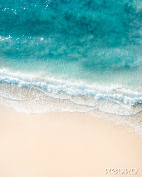 Fototapete Foto des Strandes von oben