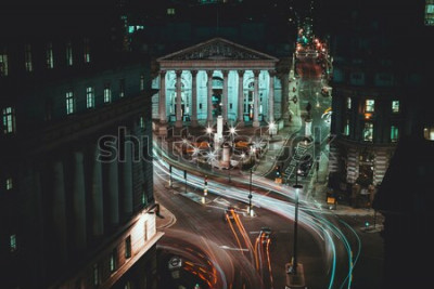 Fototapete Foto von London bei Nacht