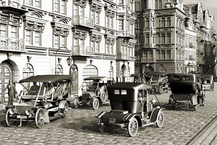 Fototapete Fotografie Belle Epoque