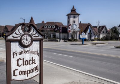 Fototapete Frankenmuth michigan USA famous  classic clock company