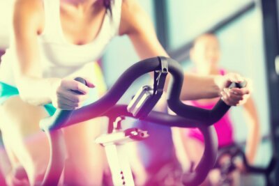 Fototapete Frauen beim Spinning
