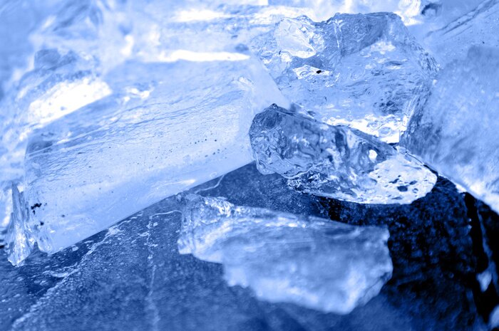 Fototapete Frost Muster