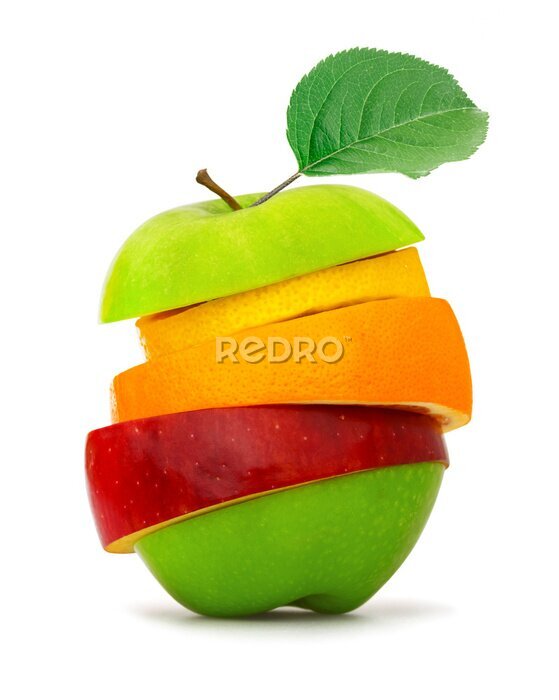 Fototapete Fruchtschnitten