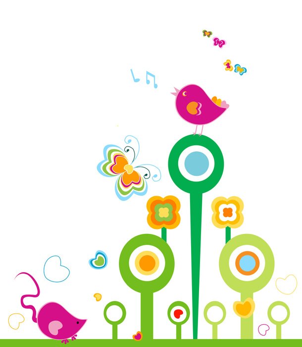 Fototapete Frühling