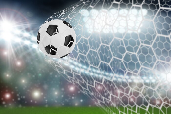 Fototapete Fußball Tor