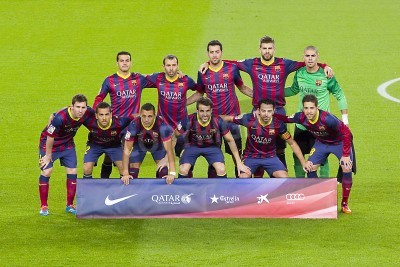 Fototapete Fußballmannschaft FC Barcelona