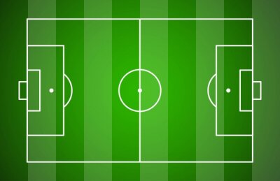 Fototapete Fußballplatz