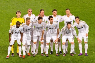 Fototapete Fußballspieler aus dem Club Real Madrid