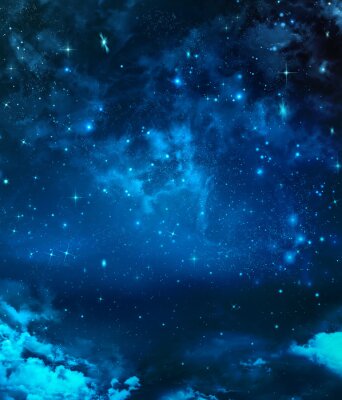 Fototapete Galaxie am Nachthimmel