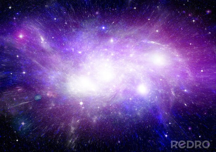 Fototapete Galaxie in Raum