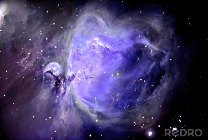 Fototapete Galaxie tintenblau