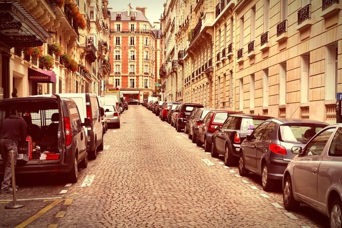Fototapete Gasse in Paris