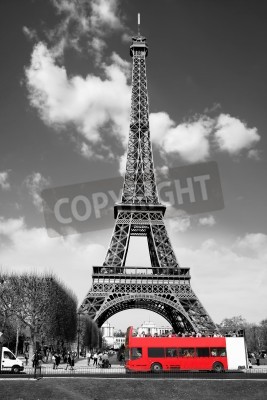 Fototapete Gassen von Paris am Eiffelturm