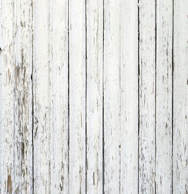 Fototapete Gealterte weiße Bretter
