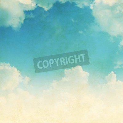 Fototapete Gealtertes Himmelmotiv