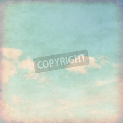 Fototapete Gealtertes Muster des Himmels