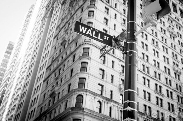 Fototapete Gebäude an der Wall Street