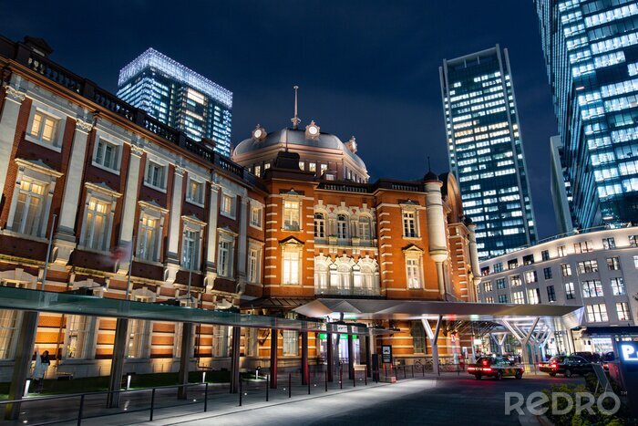 Fototapete Gebäude in Tokio
