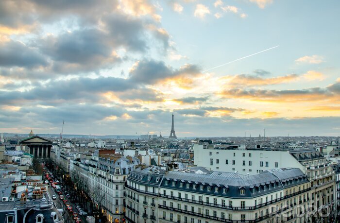 Fototapete Gebäude und Blick auf Paris