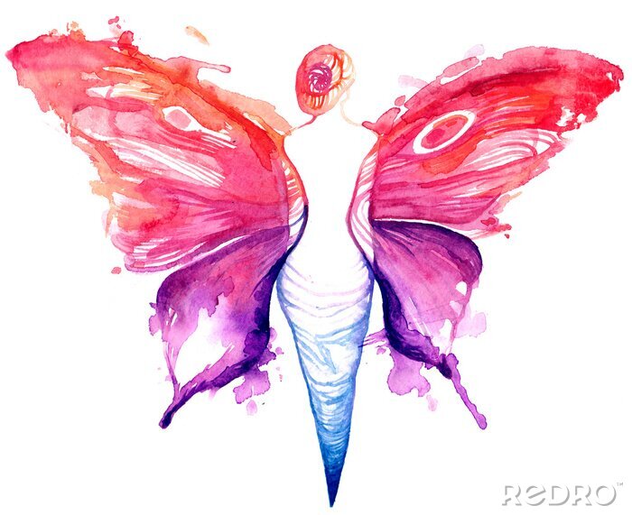 Fototapete Geburt eines Schmetterlings