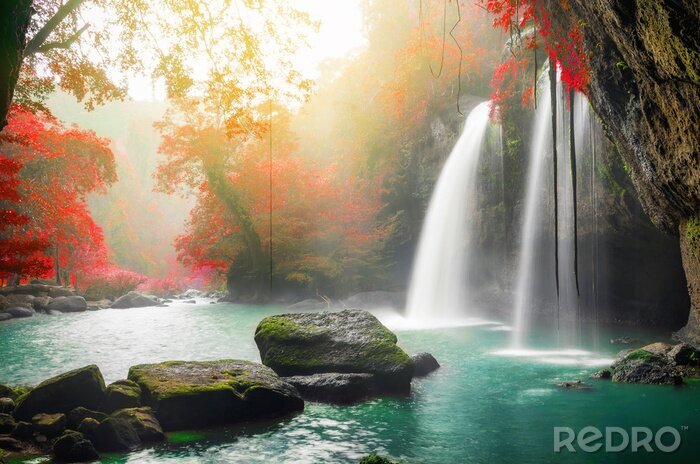 Fototapete Geheimnisvoller Wasserfall