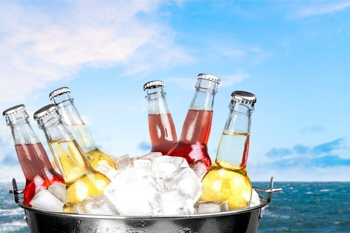 Fototapete Gekühlte Getränke