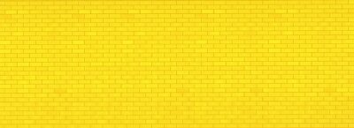 Fototapete Gelbe Backsteinmauer