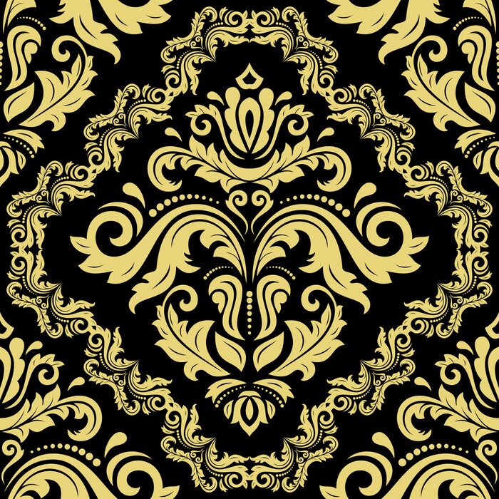 Fototapete Gelbes orientalisches Thema