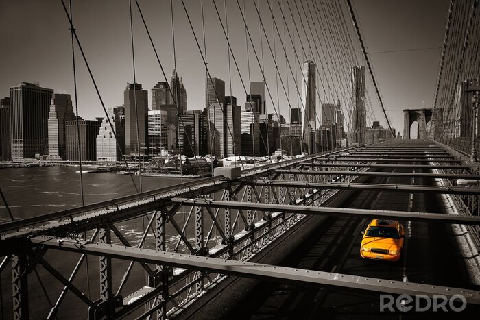 Fototapete Gelbes Taxi New York City