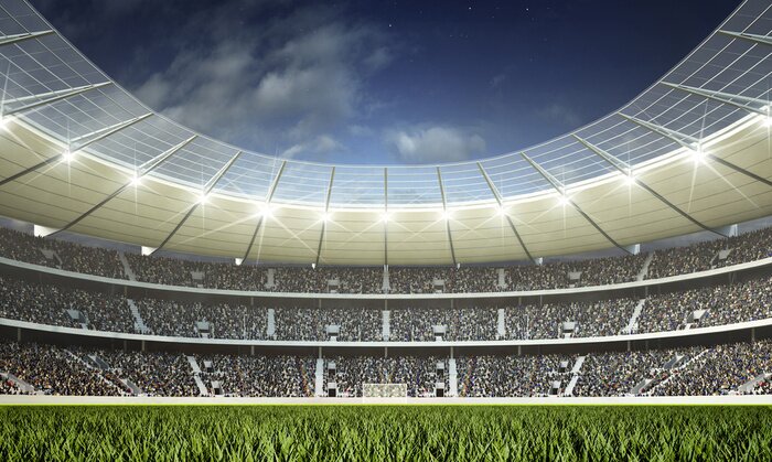 Fototapete Geometrie des Fußballstadions