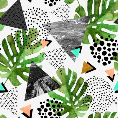 Tapete Geometrische Ansicht der Natur