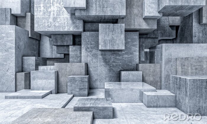 Fototapete Geometrischer 3d Hintergrund