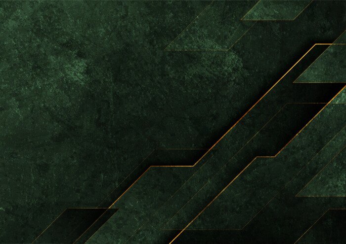 Fototapete Geometrischer Hintergrund in Grüntönen
