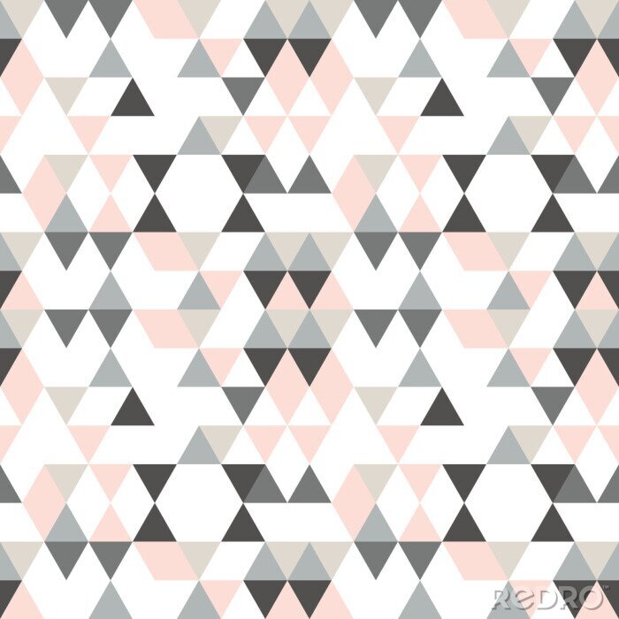 Fototapete Geometrisches Muster mit kleinen Dreiecken