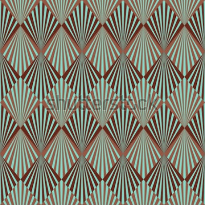 Fototapete Geometrisches Retro-Motiv