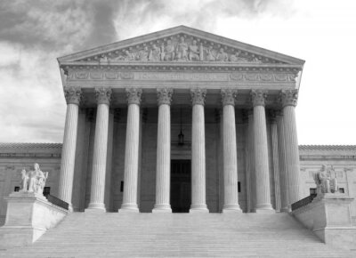 Fototapete Gerichtshof mit Säulen in Washington