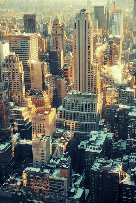 Fototapete Geschäftszentrum von New York City