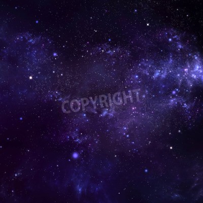 Fototapete Gestirnter Himmel bei Nacht