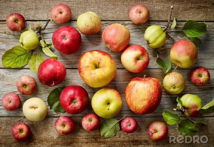 Fototapete Gesundes Obst Äpfel