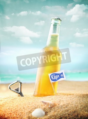 Fototapete Getränk am Strand