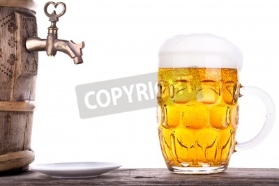 Fototapete Getränk im großen Krug