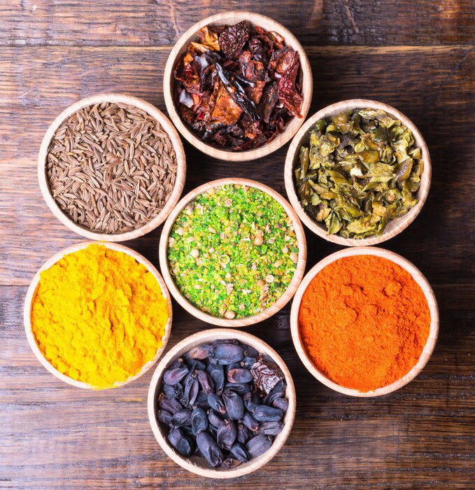 Fototapete Gewürze in der Küche