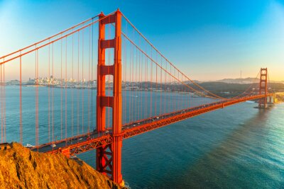 Golden Gate Bridge in der kalifornischen Sonne