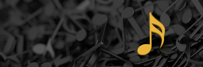 Fototapete Goldnote in 3D